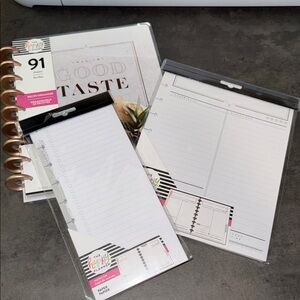 The Happy Planner Recipe Organizer. NWT